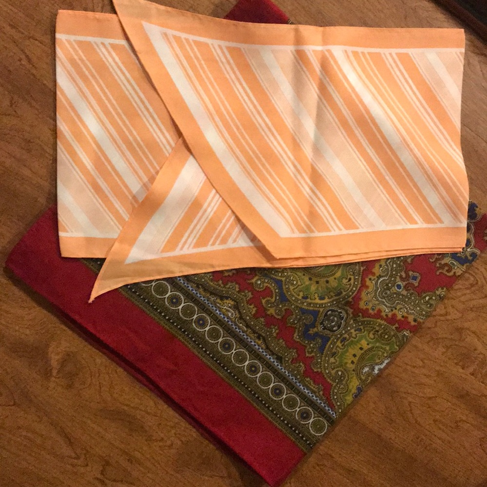 2 vintage scarves